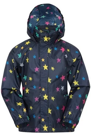 Mountain Warehouse Childrens Unisex Childrens/Kids Pakka Stars Waterproof Jacket - Size 3-4Y