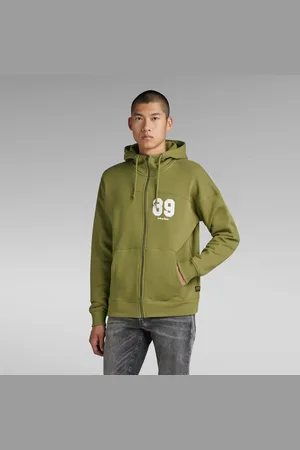 G-Star Mens G-Star RAW Sports Zip Loose Hoodie - Cotton - Size X-Small