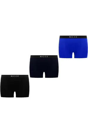 Nicce London 3-Pack Alesi Mens Multicoloured Boxer Shorts - - Size Medium