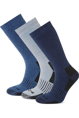 Tog 24 Villach 3 Pack Womens Trek Socks Starry Night/Blueberry/Ice Wool - Size Medium