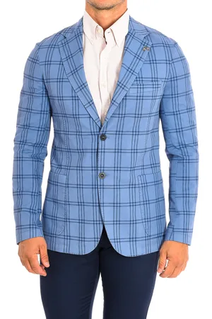 La Martina Mens Long-sleeved blazer with regular fit PMJA06-JQ028 man - - Size EU 50