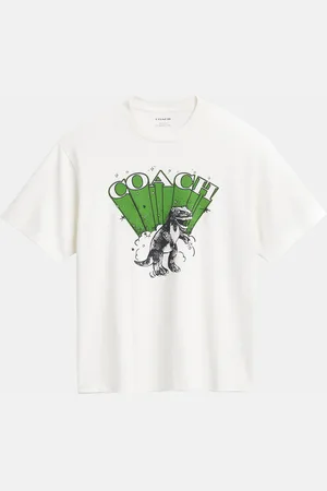 Coach Mens Dinosaur Tshirt - - Size Medium
