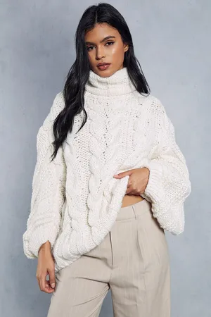MissPap Womens Premium Chunky Cable Knit Jumper - - Size Small/Medium
