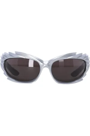 Balenciaga Pre-owned Mens Spike Biker Sunglasses in Acetate - One Size
