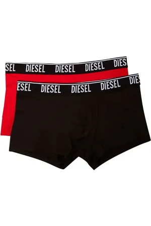 Diesel Mens UMBX-Shawn Boxer Shorts Two Pack - Cotton - Size Small
