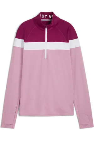 PUMA Womens Golf Lightweight Quarter-Zip Top - - Size X-Small