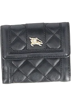 Burberry Pre-owned Womens Quilted Trifold Wallet in Leather - One Size