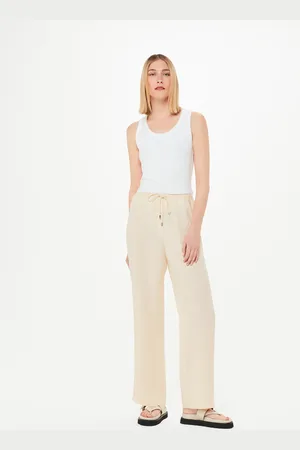 Whistles Womens Anika Tie Front Trousers - - Size 8 UK