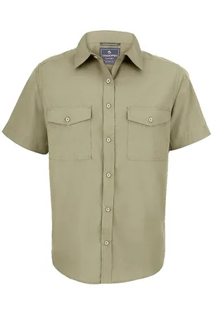 Craghoppers Mens Expert Kiwi Short-Sleeved Shirt (Pebble) - - Size 3XL