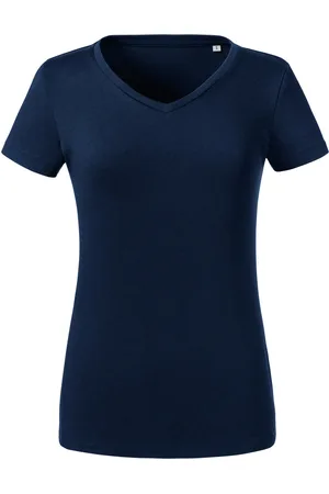 Russell Athletic Womens/Ladies Organic Short-Sleeved T-Shirt (French ) - Size Large
