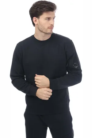 C.P. Company Mens Diagonal Raised Fleece Sweatshirt in Cotton - Size Small