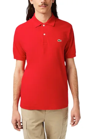 Lacoste L1212 Mens Polo T Shirts Classic Golf Tee - Cotton - Size Large