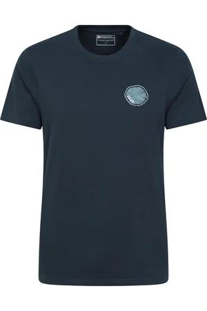 Mountain Warehouse Mens Oban Tree Ring Organic T-Shirt (Dark ) - Size Small