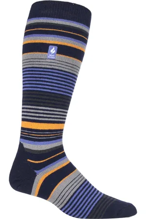 Heat Holders Mens LITE - Ladies Thermal Ultra Thin Funky Ski Socks - - Size UK 6-11