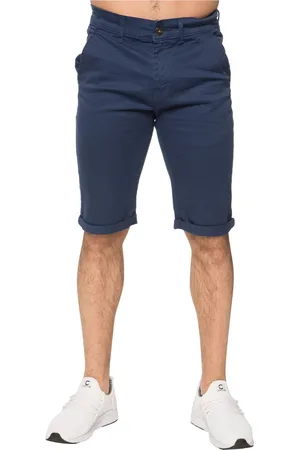 Enzo Mens Slim Fit Stretch Chino Shorts - Cotton - Size 30W/32L