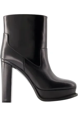Alexander McQueen Womens 120 Mm Ankle Boots - - Leather - - Size EU 39