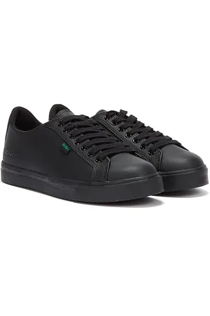 Kickers Childrens Unisex Boys Girls Youth Leather Tovni Lacer Trainers - - Size UK 4