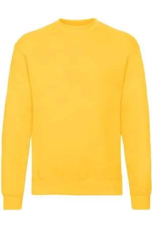 Fruit Of The Loom Unisex Adult Classic Drop Shoulder Sweatshirt (Sunflower Yellow) - - Size 3XL