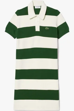 Lacoste Womens French Made Polo Collar Dress in Cotton - Size 8 UK