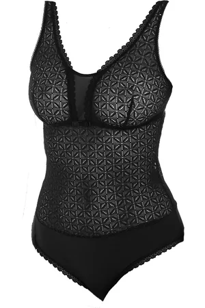 Dim Womens Daily Glam Trendy lace bodysuit with straps D07M7 woman - - Size Small