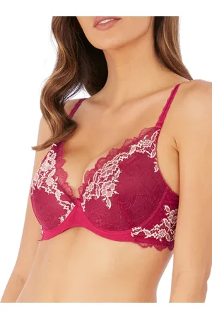 Wacoal Womens Lace Perfection Plunge Bra - Spandex - Size 36A