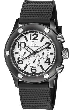 Giulio Romano : mens piemonte silver watch - - One Size