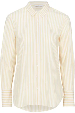 ELLOS Womens Striped Cotton Shirt - - Size 24 UK