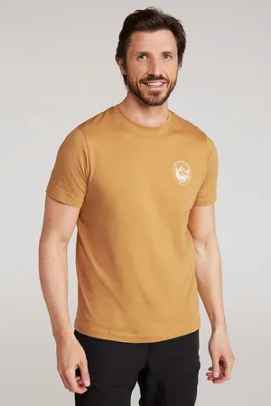 Mountain Warehouse Mens Valley Organic T-Shirt - Size Small