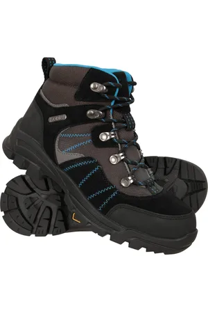 Mountain Warehouse Childrens Unisex Childrens/Kids Edinburgh Suede IsoGrip Waterproof Hiking Boots - Size UK 3 Infant