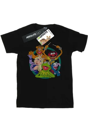 Disney Mens The Muppets Group Circle T-Shirt - Size 5XL
