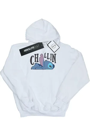 Disney Girls Lilo And Stitch Chillin Hoodie - Size 5-6Y