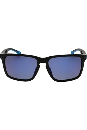 HUGO BOSS Mens Blue SP Polarized Lens Matte Dark Sunglasses - One Size