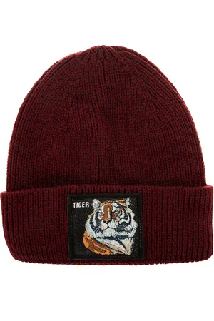 JOHN FRANK Mens Hat with hem and label on the front JFBN18W04 man - - One Size