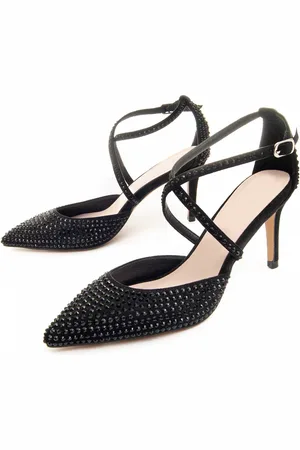 Montevita Womens Heel Shoe Festshoe4 In - Size EU 37