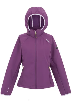 Regatta Womens/Ladies Bourda Soft Shell Jacket (Sunset /Lilac Frost) - Size 18 UK