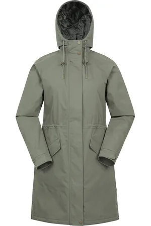 Mountain Warehouse Womens/Ladies Polperro Lightweight Padded Waterproof Jacket ( Green) - Size 12 UK