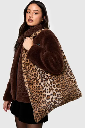 Boohoo Womens Faux Fur Tote Bag - One Size