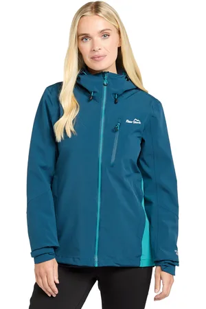 Peter Storm WoMens Malham Stretch Waterproof Jacket with Adjustable Hood, Hiking Raincoat - - Size 20 UK