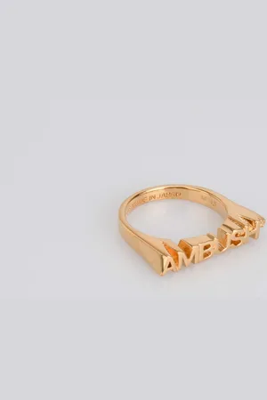 AMBUSH Unisex Accessories Nameplate Ring in - Size M 1/2