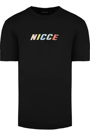 Nicce London Round Neck Short Sleeve Mens Myriad T-Shirt 211 1 09 09 0001 Cotton - Size Large
