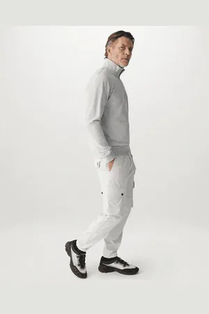 Belstaff Mens Quarter Zip Sweatshirt - Cotton Jersey - Size X-Large