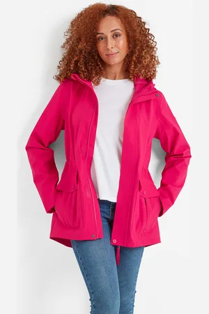 Tog 24 Burradon Womens Waterproof Jacket Magenta - Size 12 UK