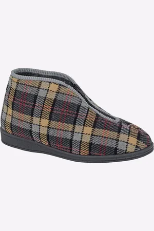 Sleepers Jed II Thermal Zip Bootee Slippers Mens - - Size UK 6
