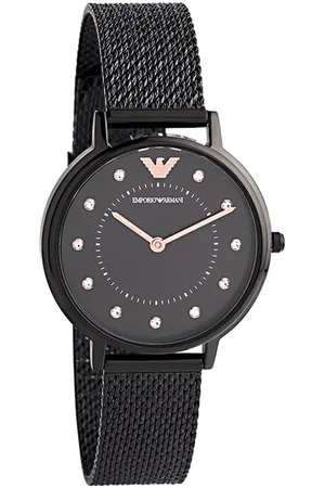 Emporio Armani Mens AR11252 Kappa Watch with Mesh Bracelet - One Size