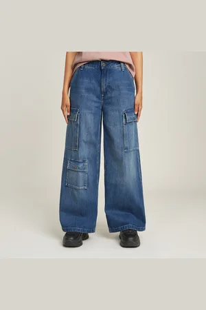 G-Star Womens G-Star RAW Mega Cargo Pants Denim - Cotton - Size 28 (Waist)