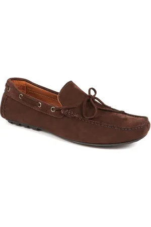 JONES BOOTMAKER Mens Percival Casual Moccasins - Leather - Size UK 7