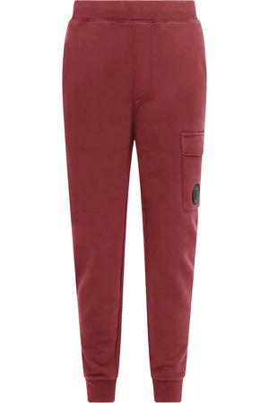 C.P. Company Mens Diagonal Raise Fleece Cargo Joggers in Cotton - Size 2XL