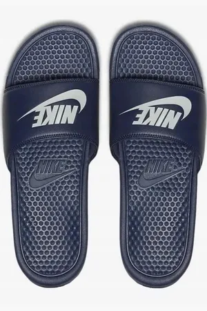 Nike Unisex Benassi Slip On Sliders in Midnght - Size UK 10