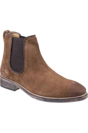 Cotswold Outdoor Mens Corsham Town Leather Pull On Casual Chelsea Ankle Boots - Size UK 8