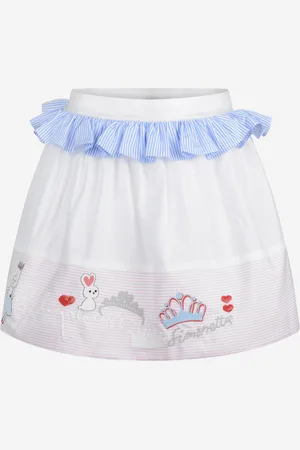 Simonetta Girls Cotton Princess Skirt - - Size 2Y